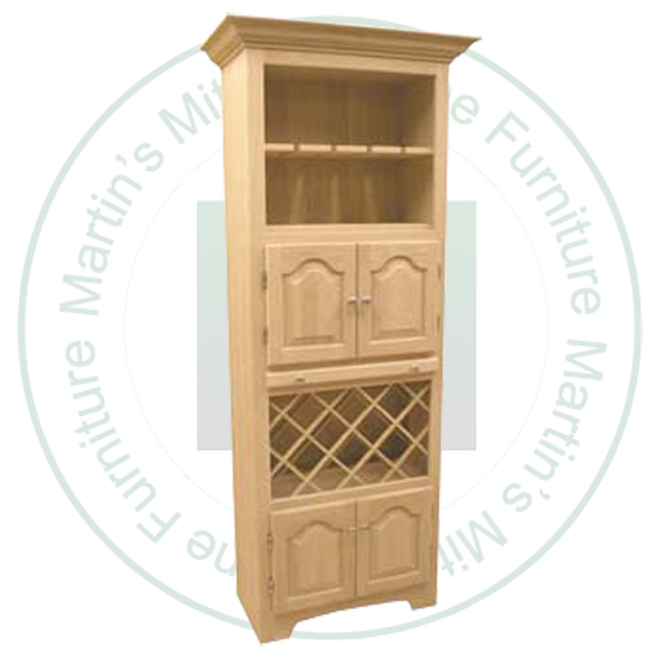 Maple Northern Lights Wine Server  27'' Wide x 78'' High x 14'' Deep