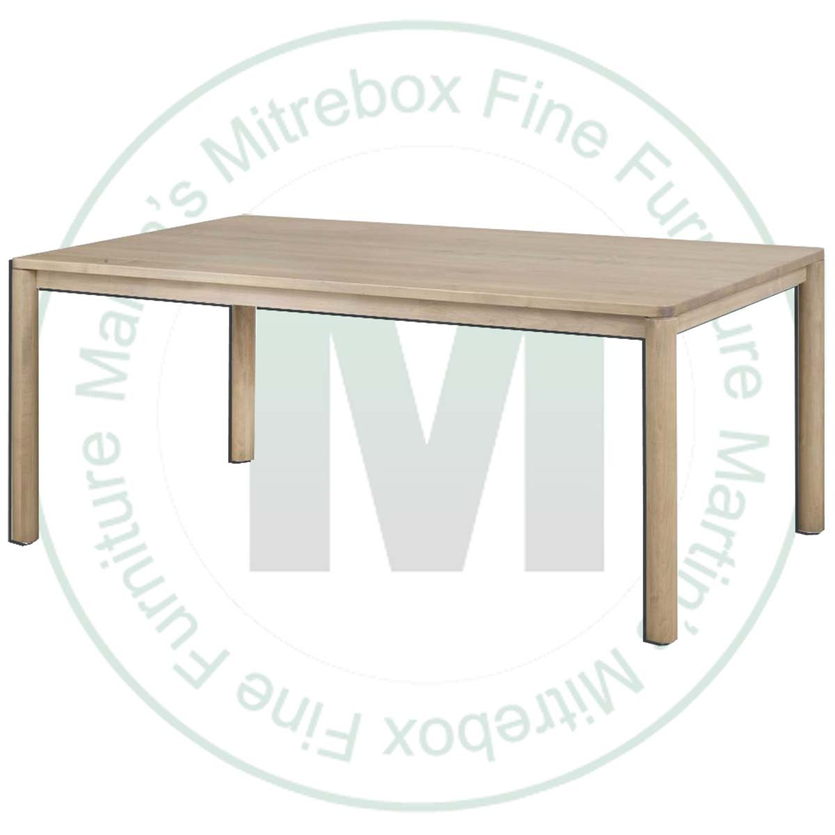 Wormy Maple Oslo Solid Top Harvest Table 36''D x 60''W x 30''H