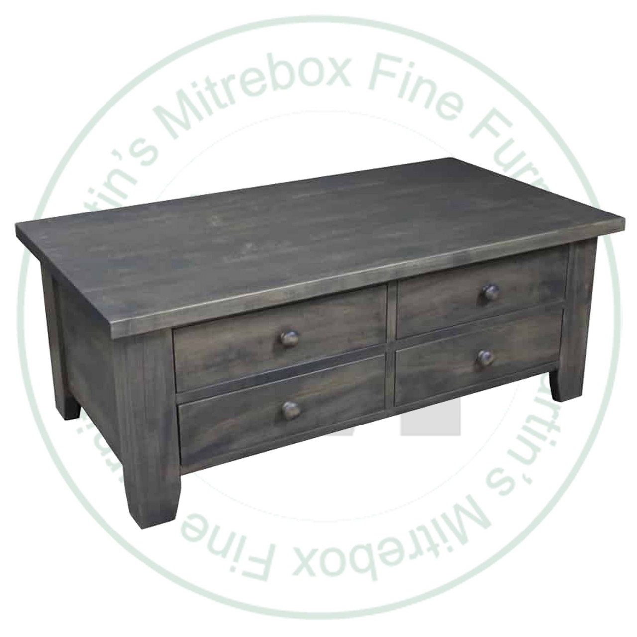 Oak Dakota 4 Drawer Coffee Table