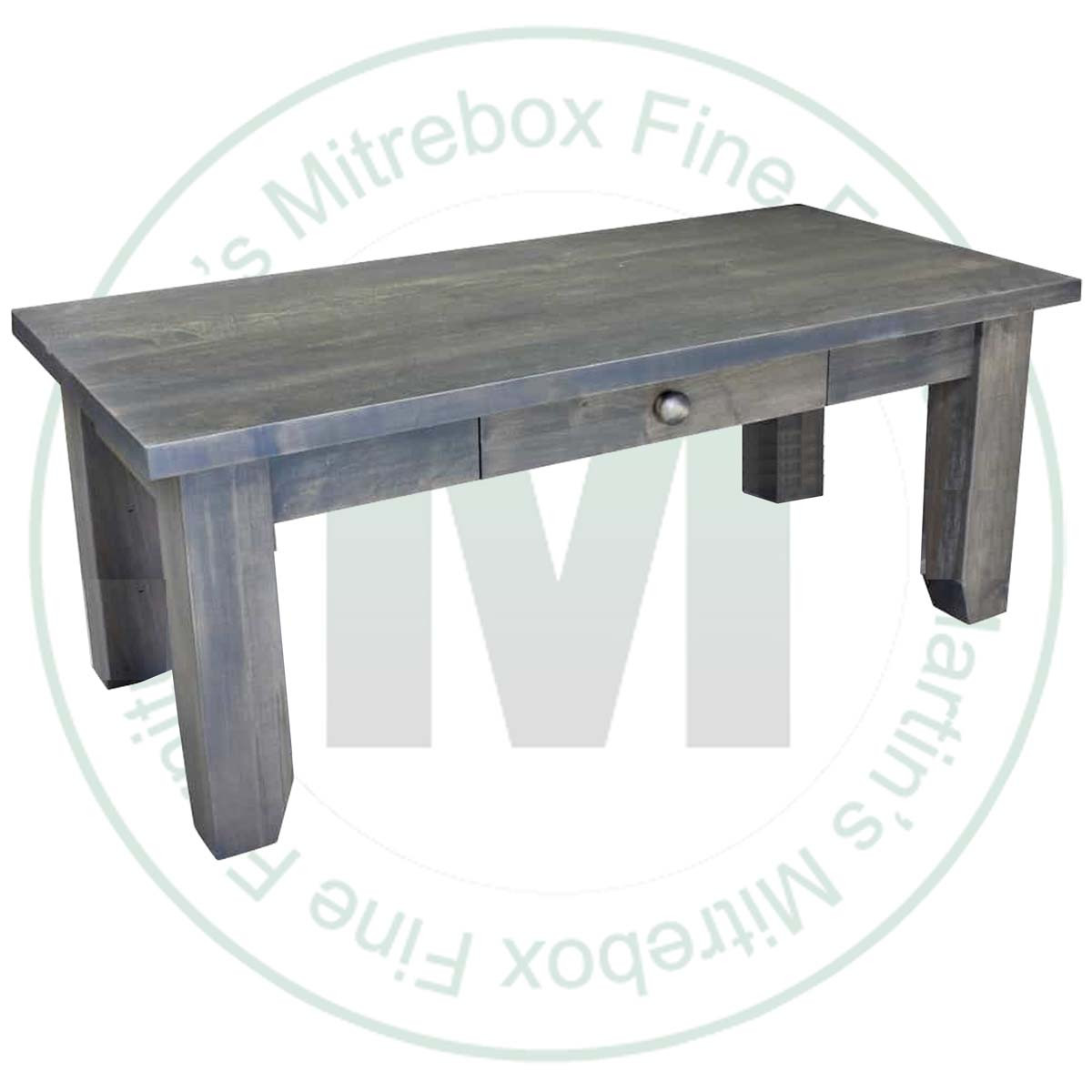 Wormy Maple Dakota 1 Drawer Coffee Table