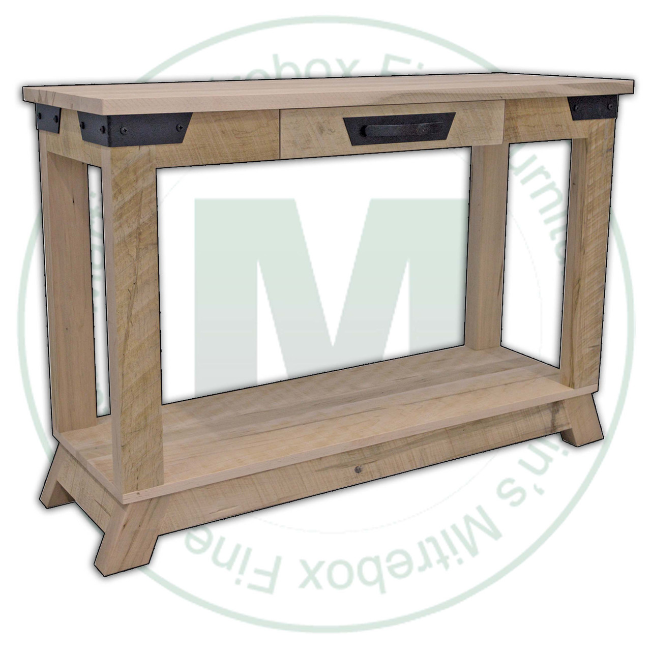 Maple Hamilton 1 Shelf 1 Drawer Hall Table
