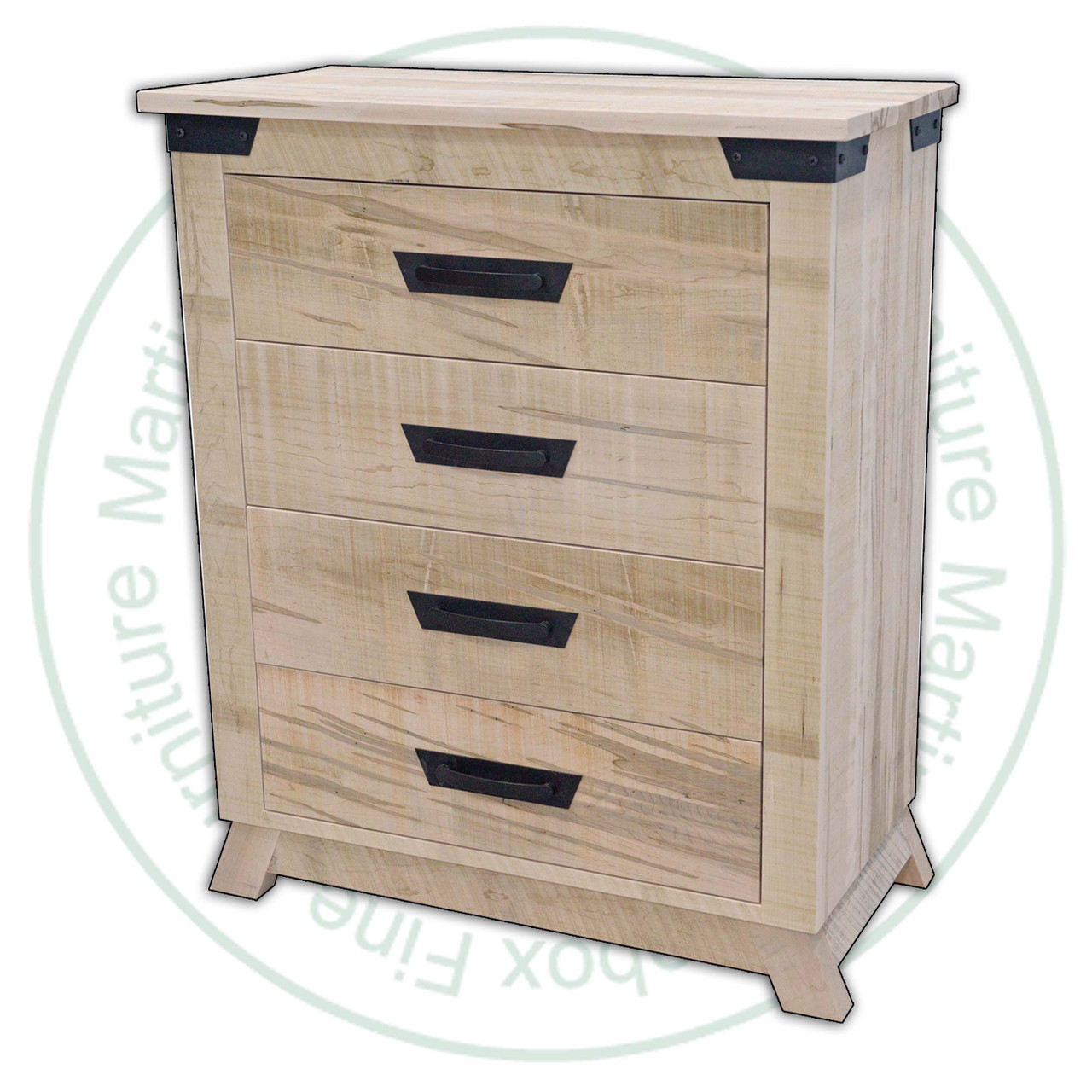 Oak Hamilton 4 Drawer Chest Of Drawers