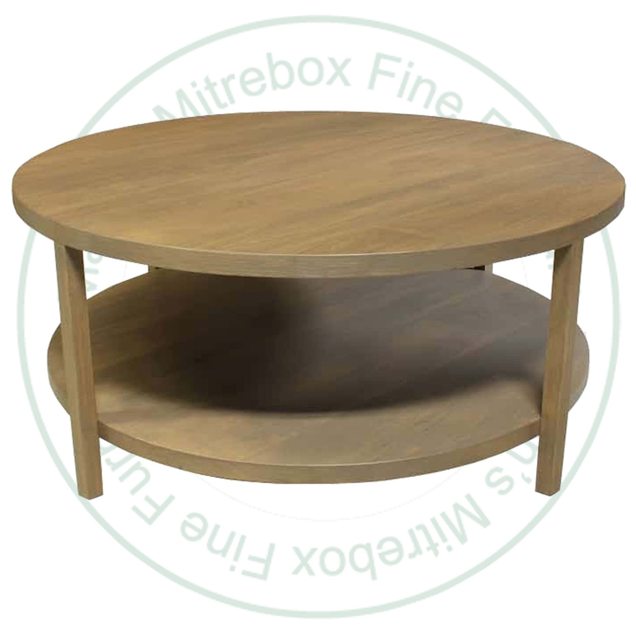 Pine Emile 48'' Round Coffee Table