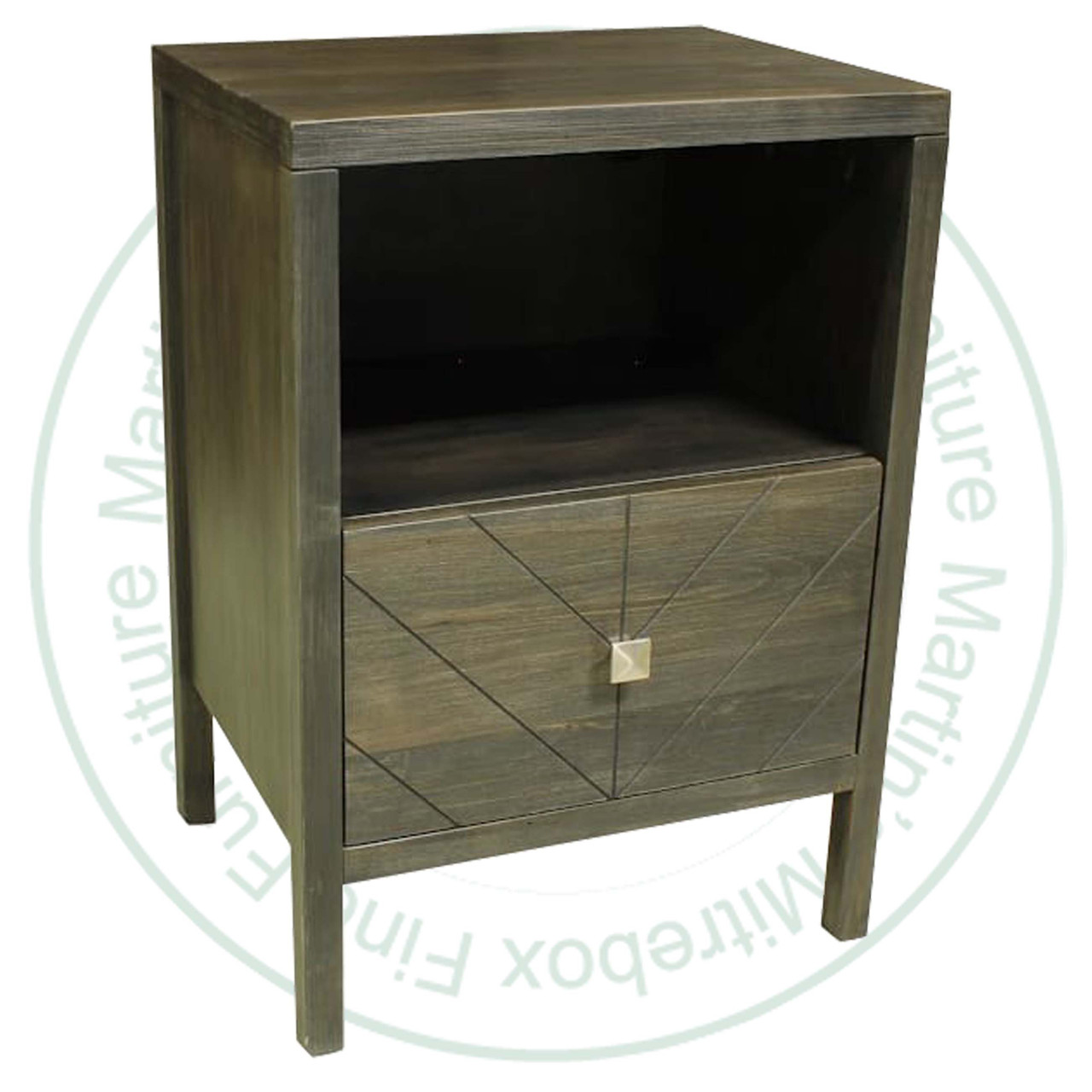Pine Emile 1 Drawer Nightstand