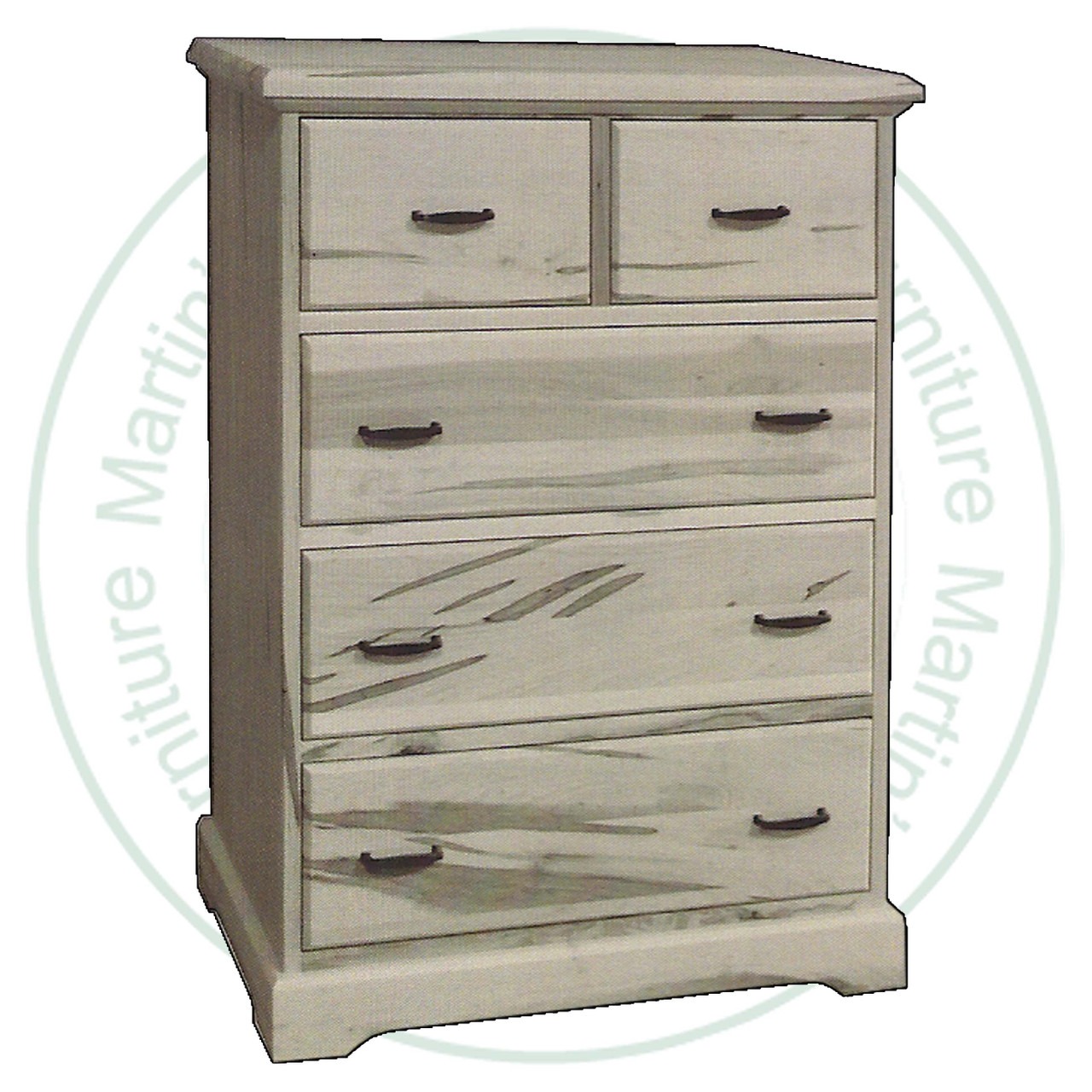 Pine Cottage Deluxe 5 Drawer Highboy
