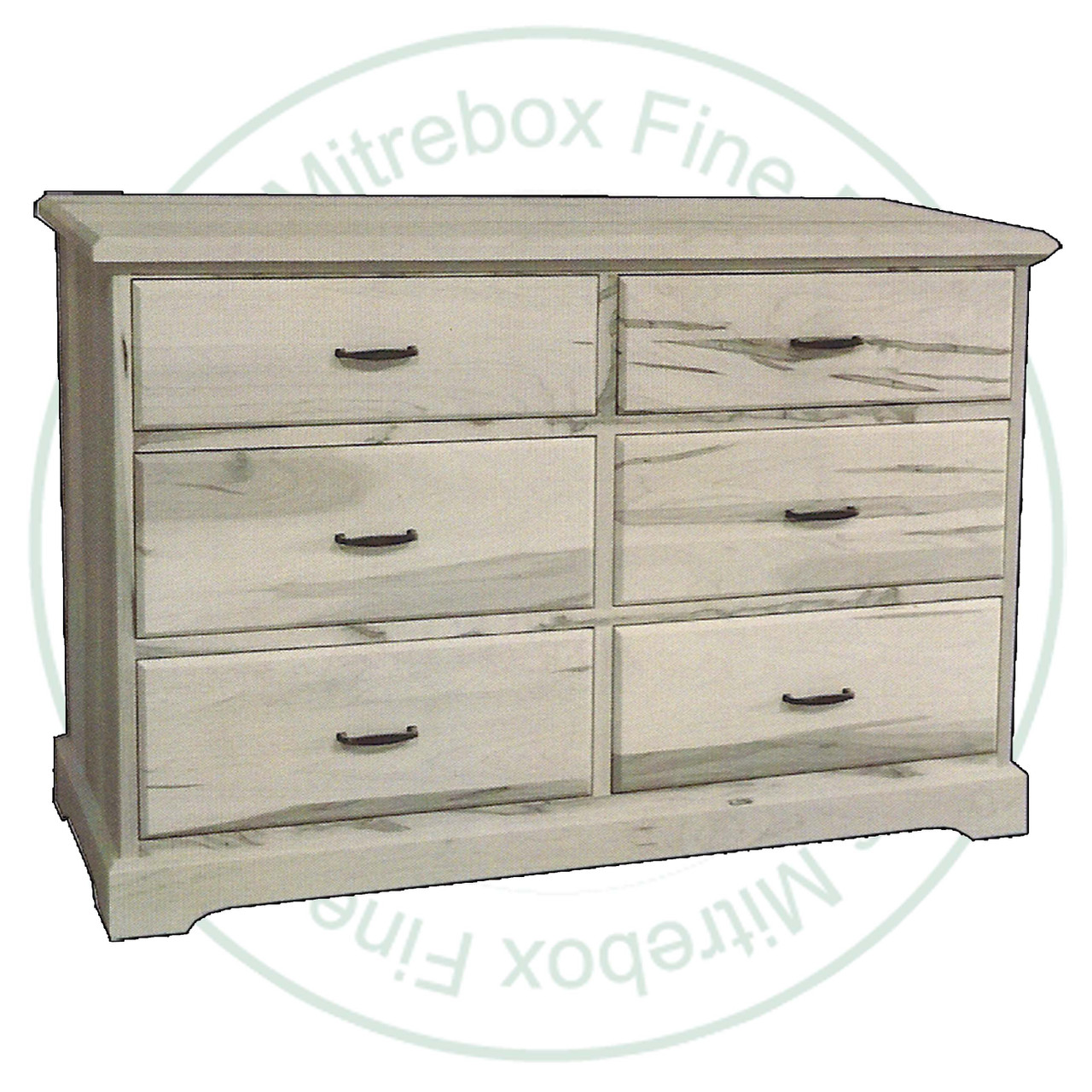 Oak Cottage Deluxe 6 Drawer Dresser
