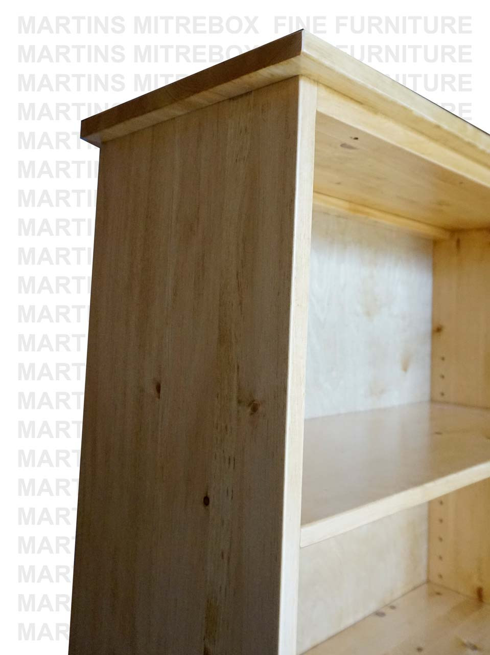 Pine Cottage Bookcase 36''W x 80''H x 14''D With 4 Adjustable Shelves.