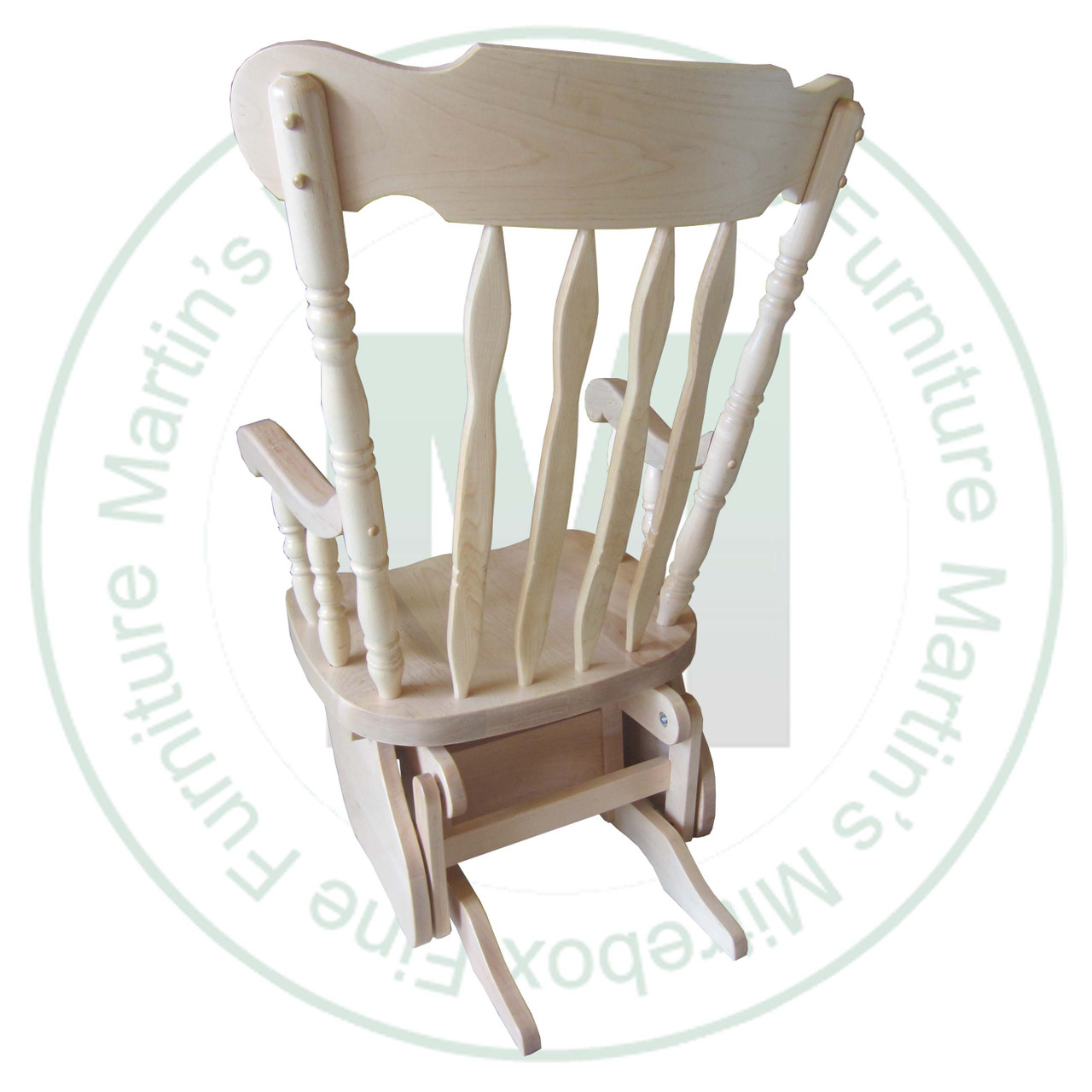 Maple Grandpa Glider Rocker