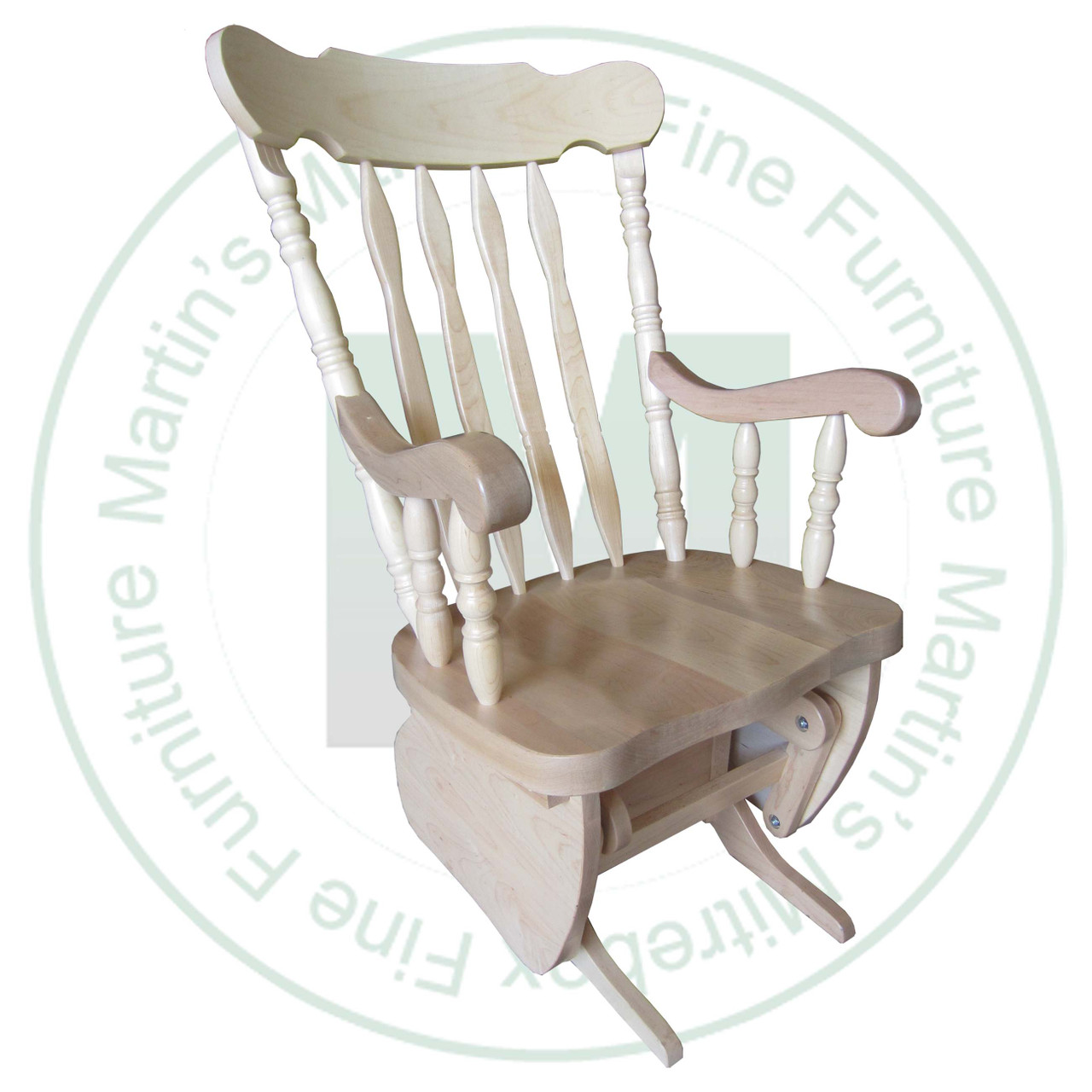 Maple Grandpa Glider Rocker