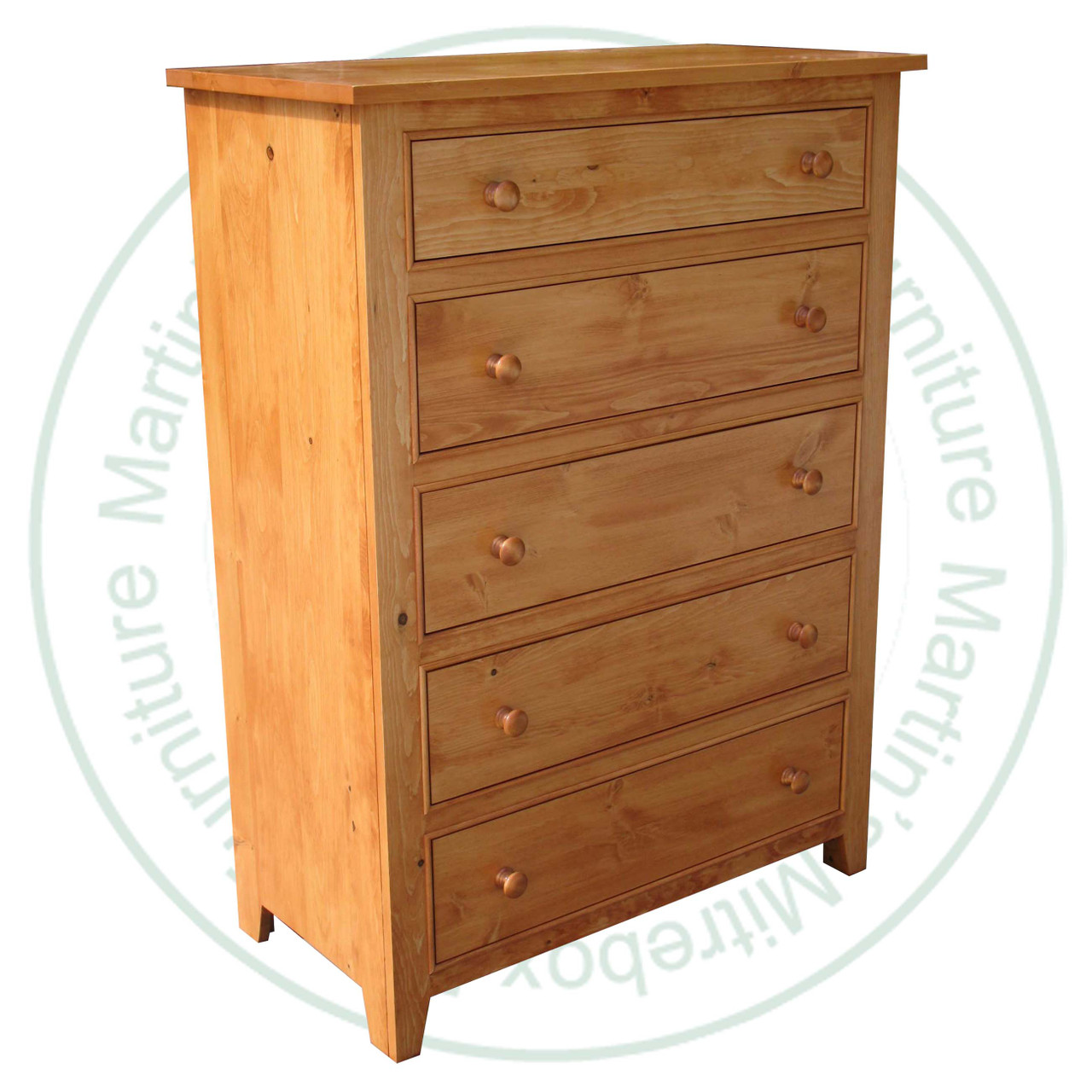Maple A Series 5 Drawer Chest