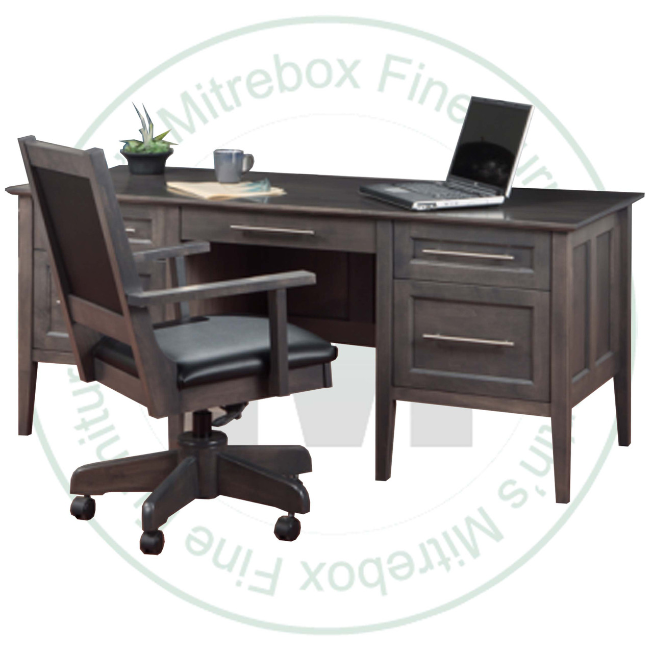 Oak Stockholm Desk 28"D x 68"W x 30''H