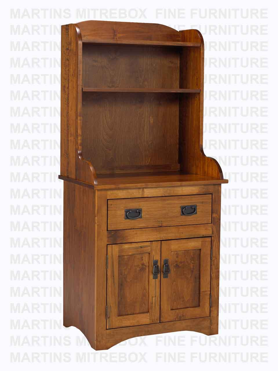 Oak Montana Microwave Cabinet 19''D x 28''W x 64''H