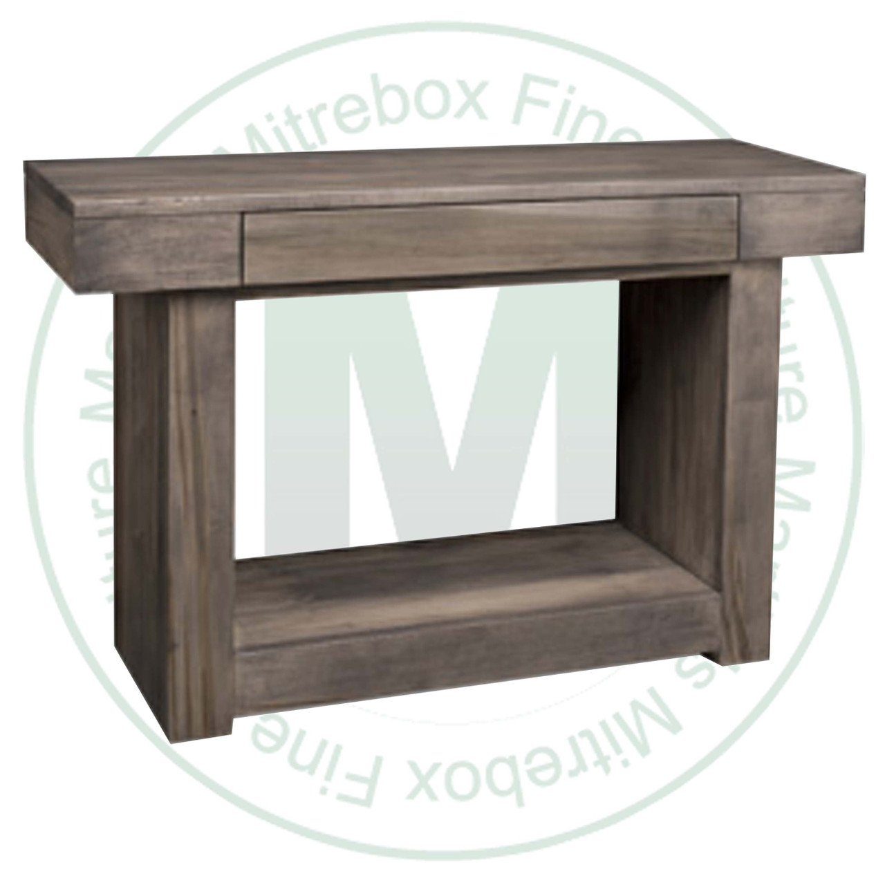 Oak Baxter Sofa Table 16''D x 35''W x 30''H With 1 Drawer
