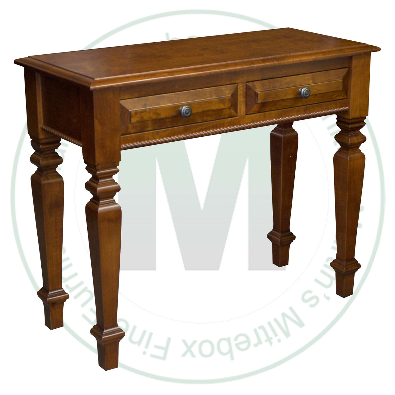 Maple Florentino Sofa Table 16''D x 35''W x 30''H With 2 Drawers