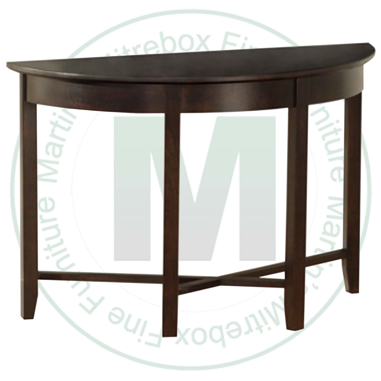 Maple Demi-Lume Hall Table 12''D x 36''W x 30''H