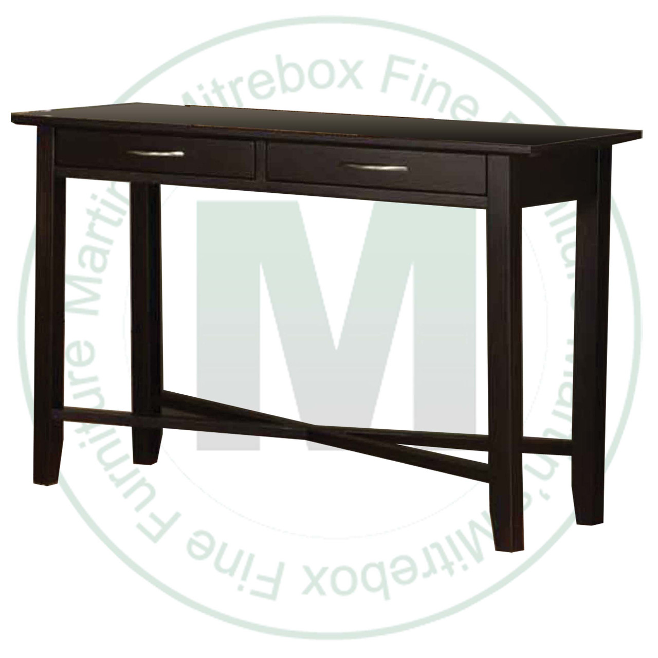 Oak Demi-Lume Rectangle Sofa Table 16''D x 46''W x 30''H