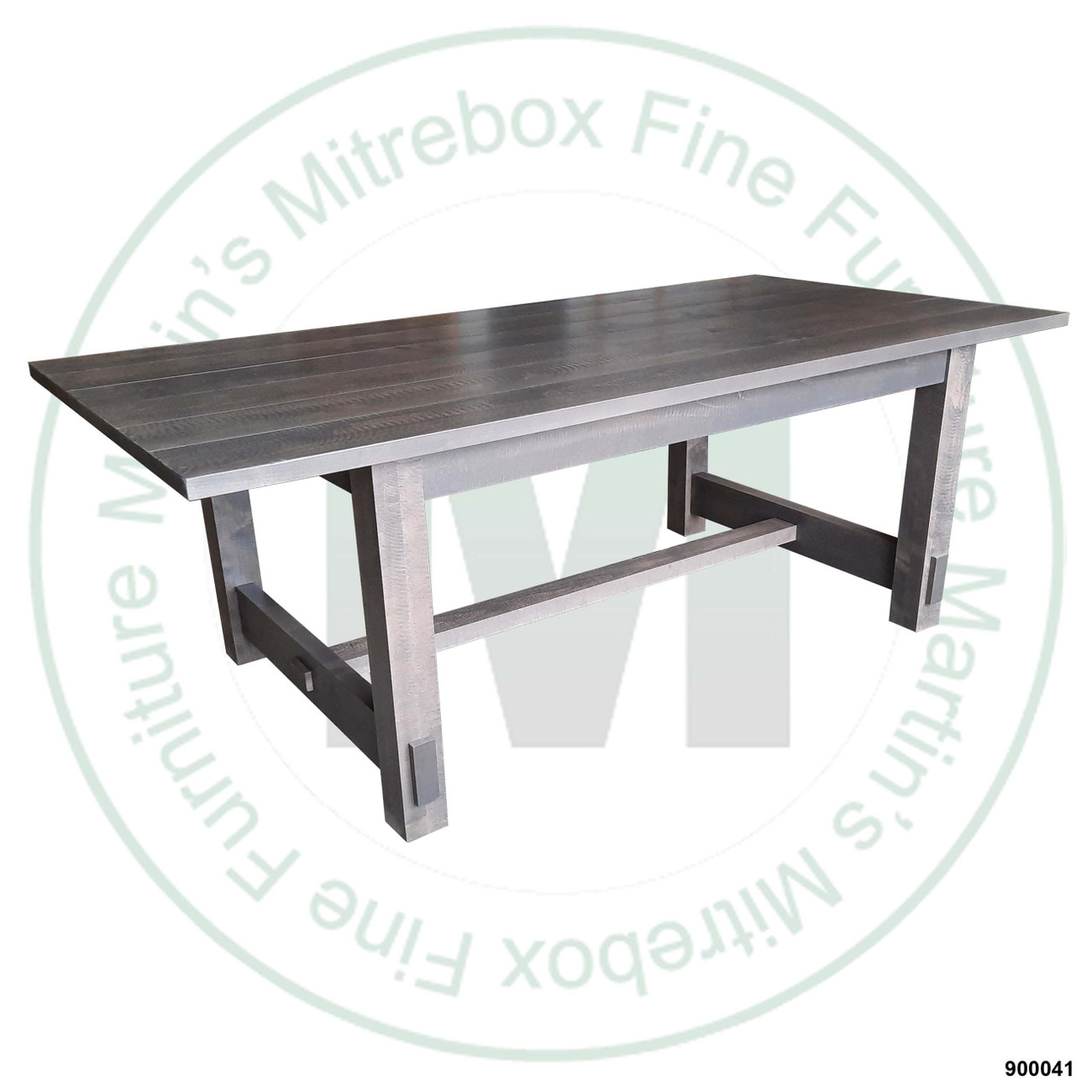 Oak Homestead Solid Top Harvest Table 42''D x 84''W x 30''H