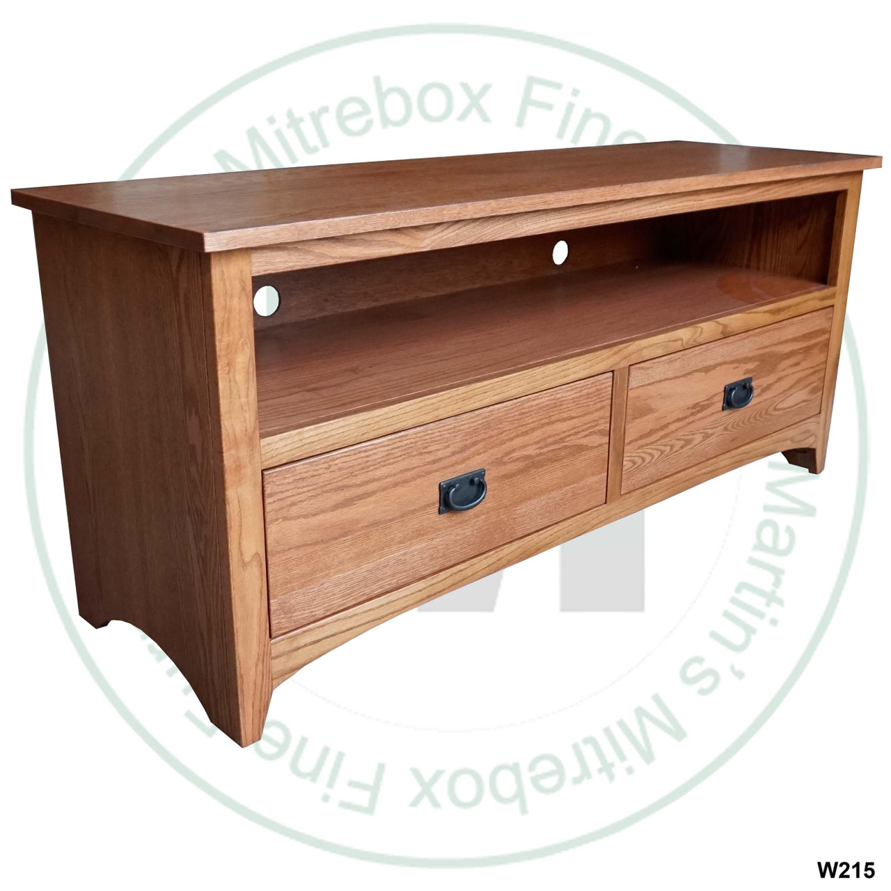 Oak Bancroft HDTV Cabinet 19''D x 60''W x 26''H