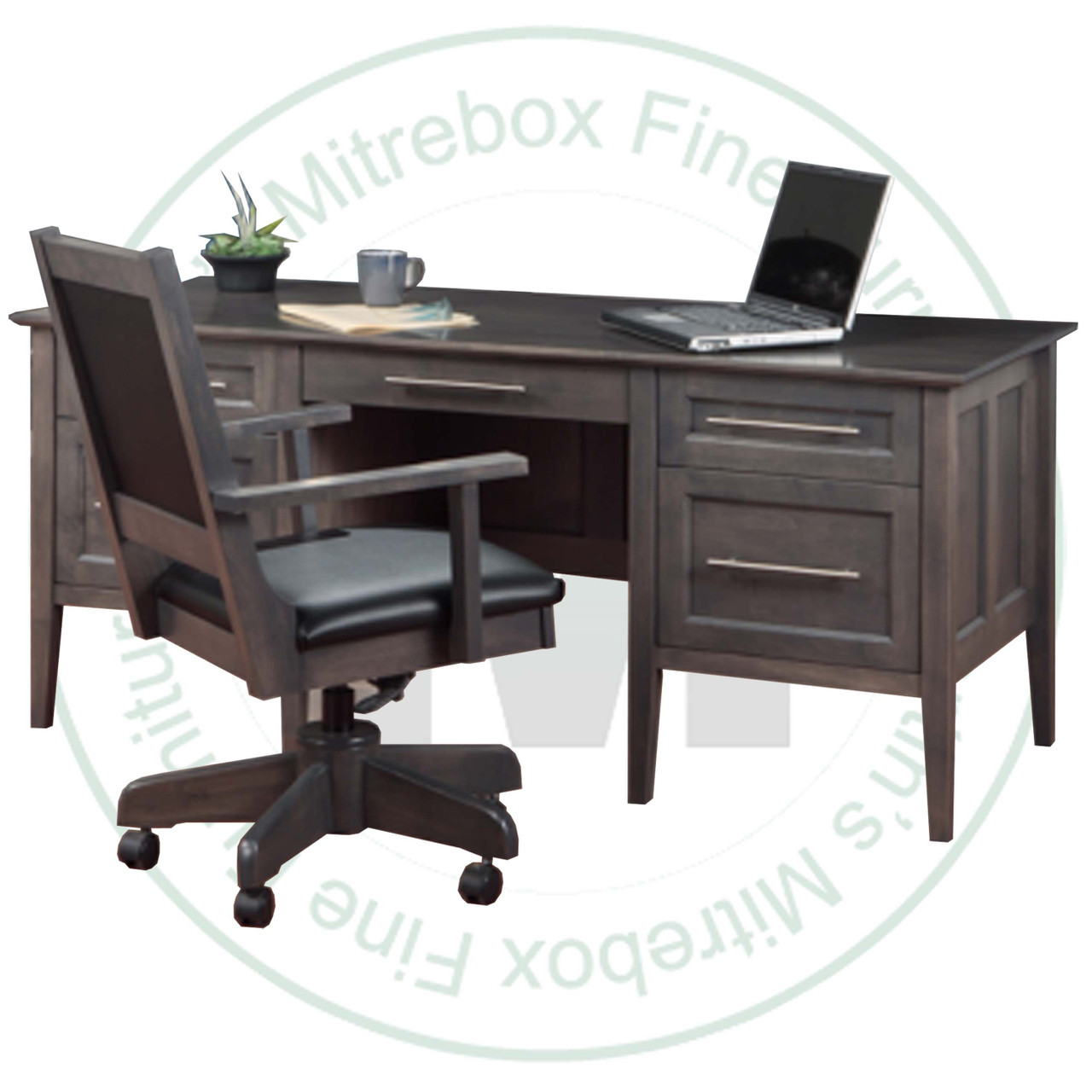 Oak Stockholm Desk 32"D x 72"W x 30''H