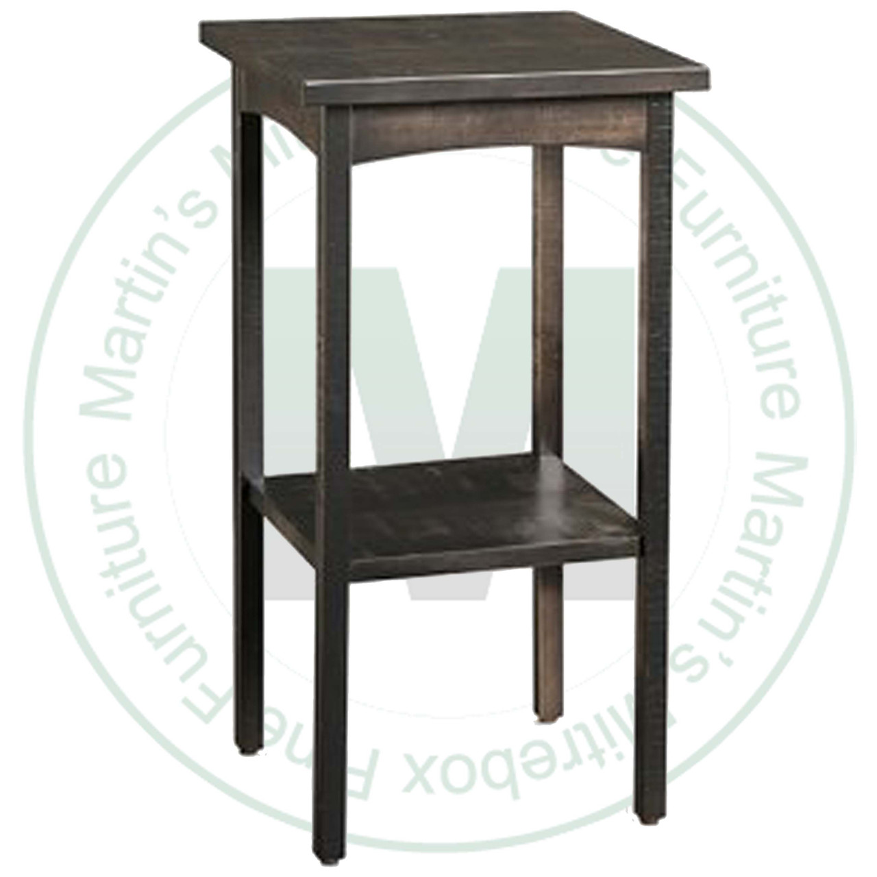 Oak Bancroft Plant Stand 15''D x 15''W x 29''H