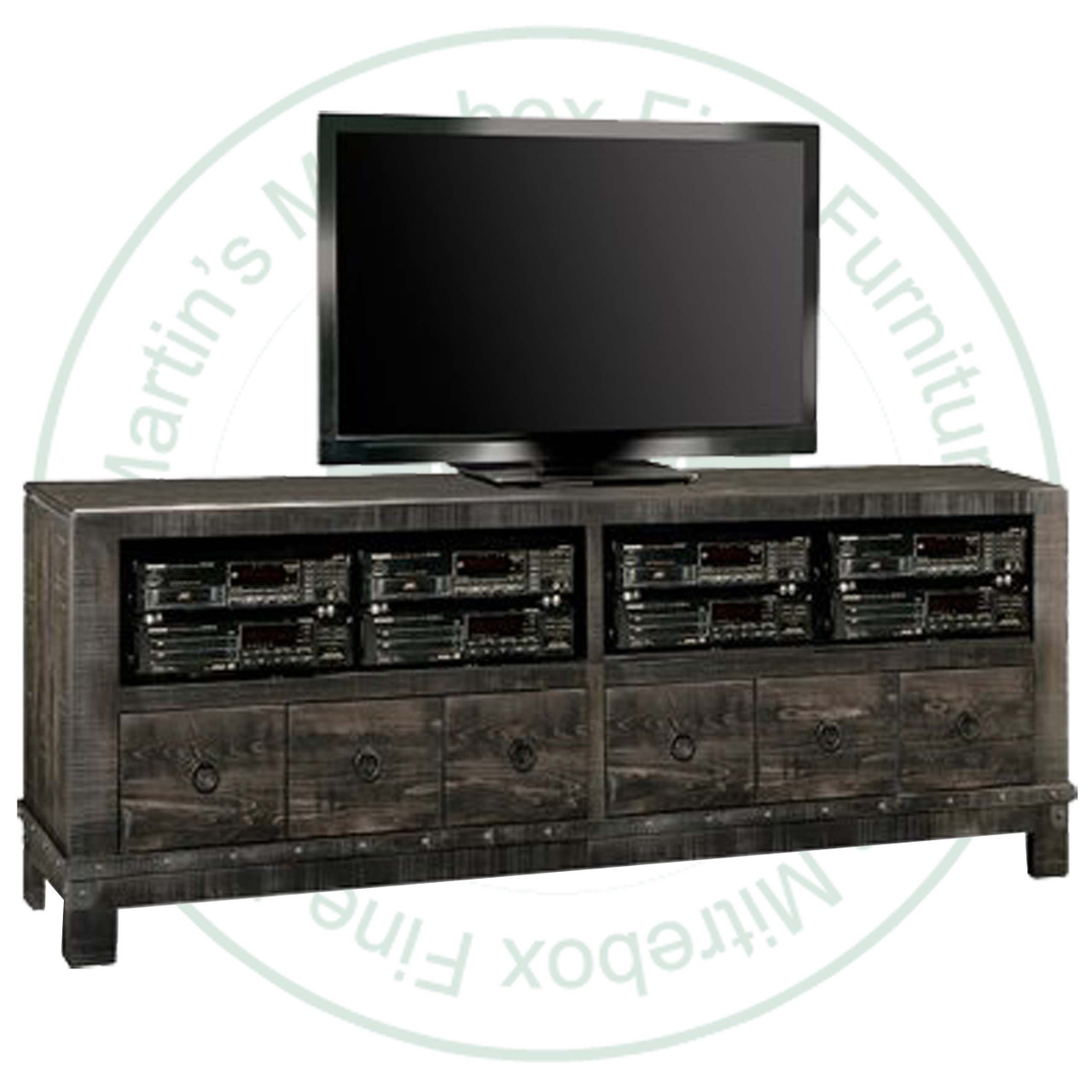 Oak Barrelworks HDTV Cabinet 19''D x 72''W x 26''H