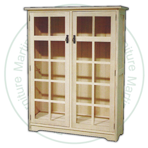 Maple Mission 2 Door Bookcase