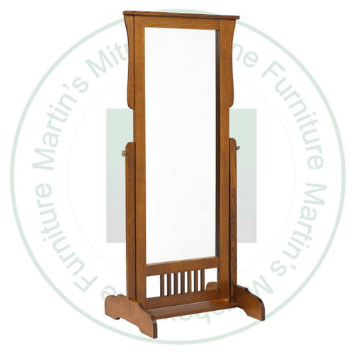 Maple Mission Cheval Mirror