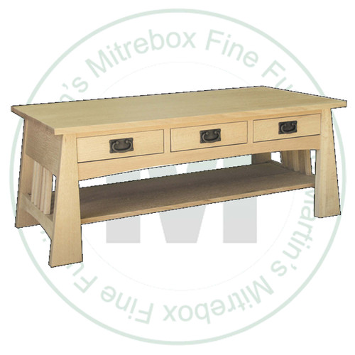 Maple Mission Horizon 3 Drawer Coffee Table