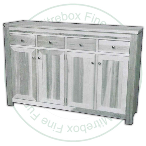Maple New Port 4 Drawer 4 Door Sideboard