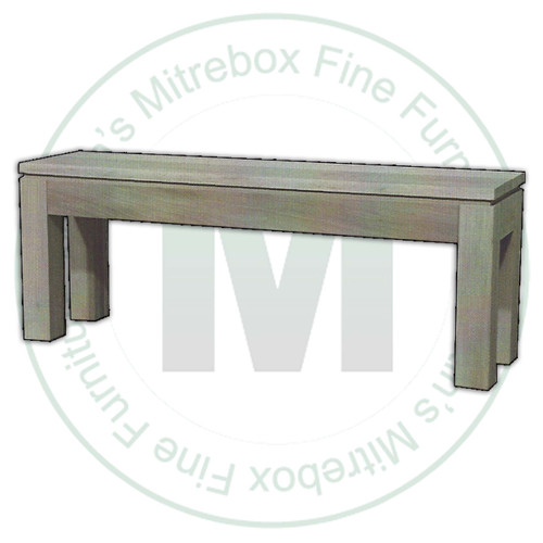 Maple New Port Wide Bench
