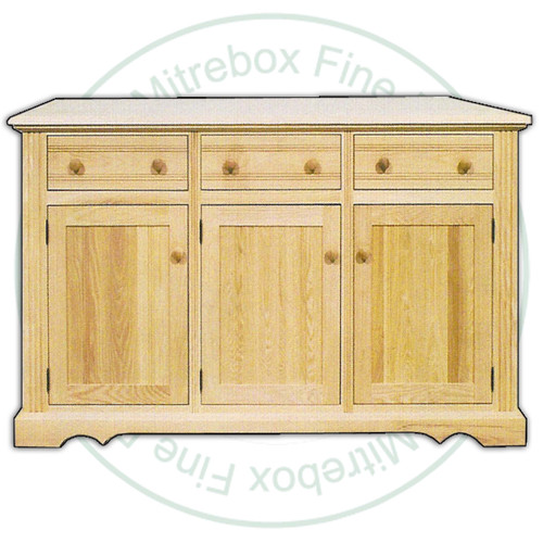Maple Homeward 3 Door 3 Drawer Sideboard