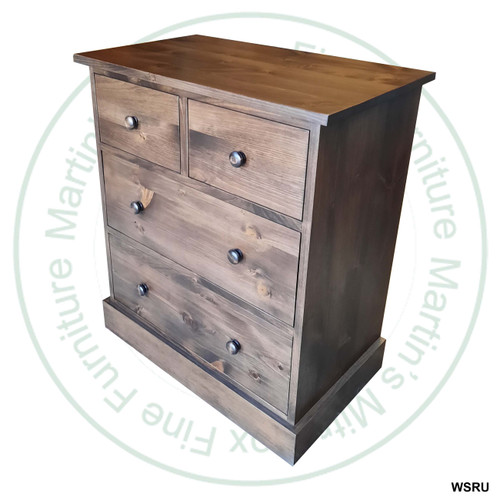 Pine Cottage 4 Drawer Highboy