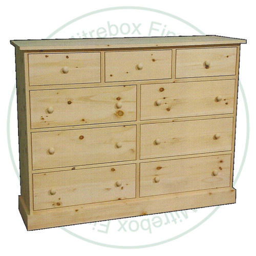Pine Cottage Dresser 62''W x 48''H x 19''D
