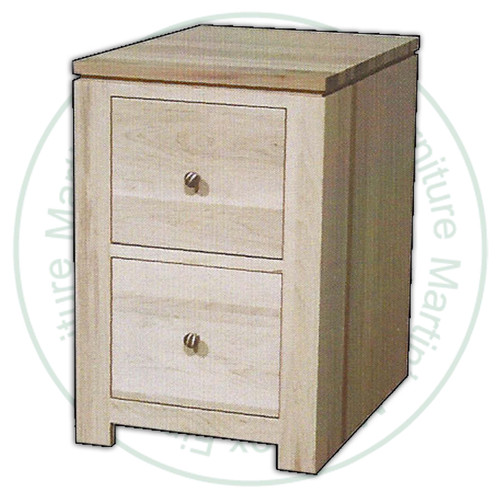 Oak New Port 2 Drawer Filing Cabinet