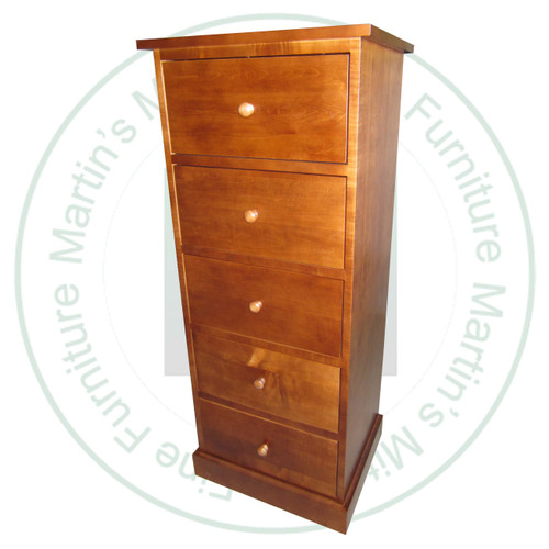 Oak Cottage 5 Drawer Lingerie Chest