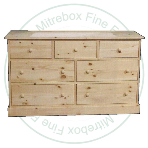 Oak Cottage 7 Drawer Dresser
