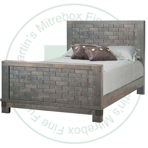 Maple Barrelworks Single Bed with High Footboard