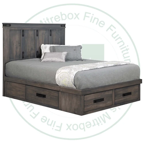 Maple Gastown 4 Drawer Queen Condo Bed