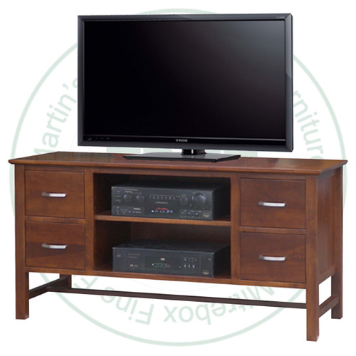 Oak Brooklyn HDTV Entertainment Cabinet 19.5'' Deep x 52'' Wide x 27'' High