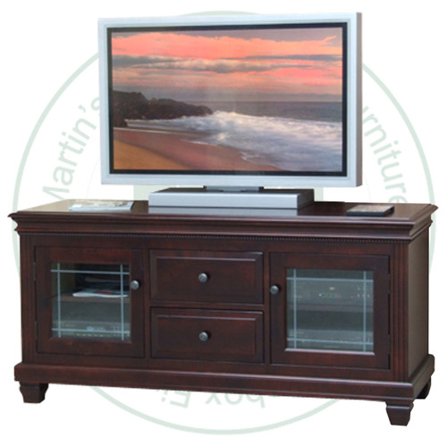 Oak Florentino Entertainment Cabinet 19.5''D x 60.5''W x 29''H
