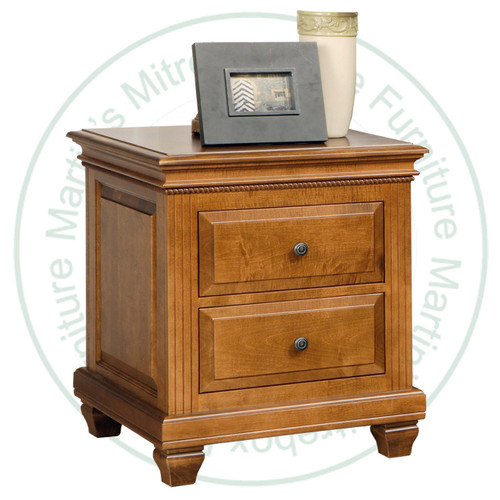 Maple Florentino End Table With 2 Drawers