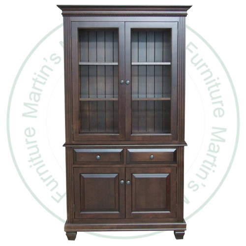 Oak Florentino Hutch And Buffet With 2 Drawers And 4 Doors