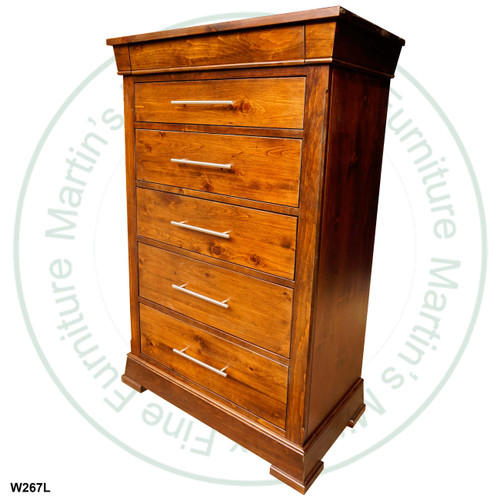 Oak Kensington Chest of Drawers With 6 Drawers