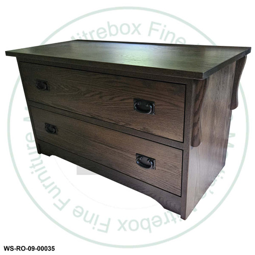 Maple Mission 2 Drawer Blanket Box