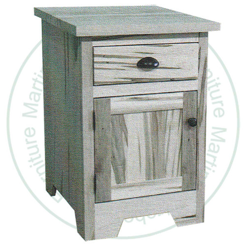 Maple Lakeport 1 Door and 1 Drawer Night Stand