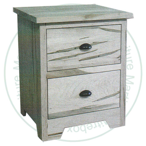 Maple Lakeport 2 Drawer Night Stand