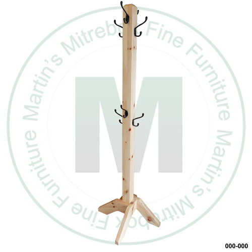 Pine Rustic Plain Hall Tree