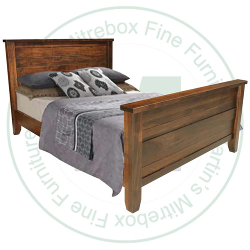 Maple Double Dakota Panel Bed