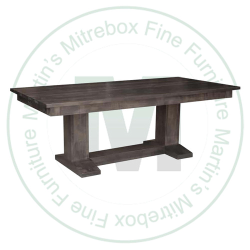 Pine Dakota Solid Top Pedestal Table 48'' Deep x 72'' Wide x 30'' High