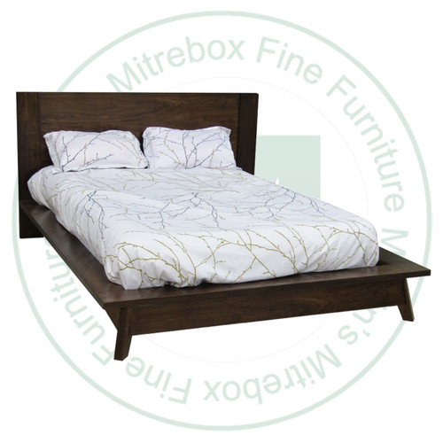 Oak King Avenue Bed 40'' Headboard 11.5'' Base